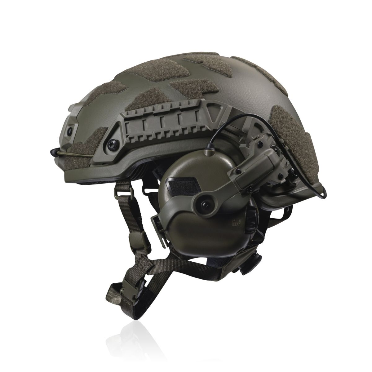 Кевларовий шолом ARCH Helmet (ECH) XL з вирізом під активні навушники. Олива 4