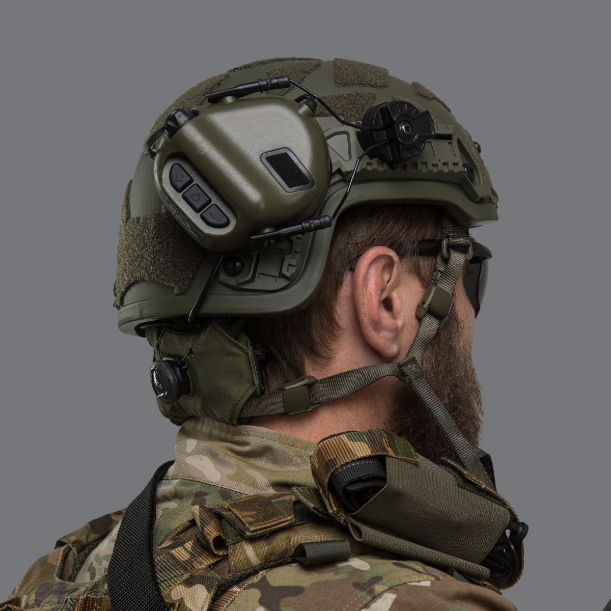 Активні навушники Earmor M31H Helmet version. Олива 5