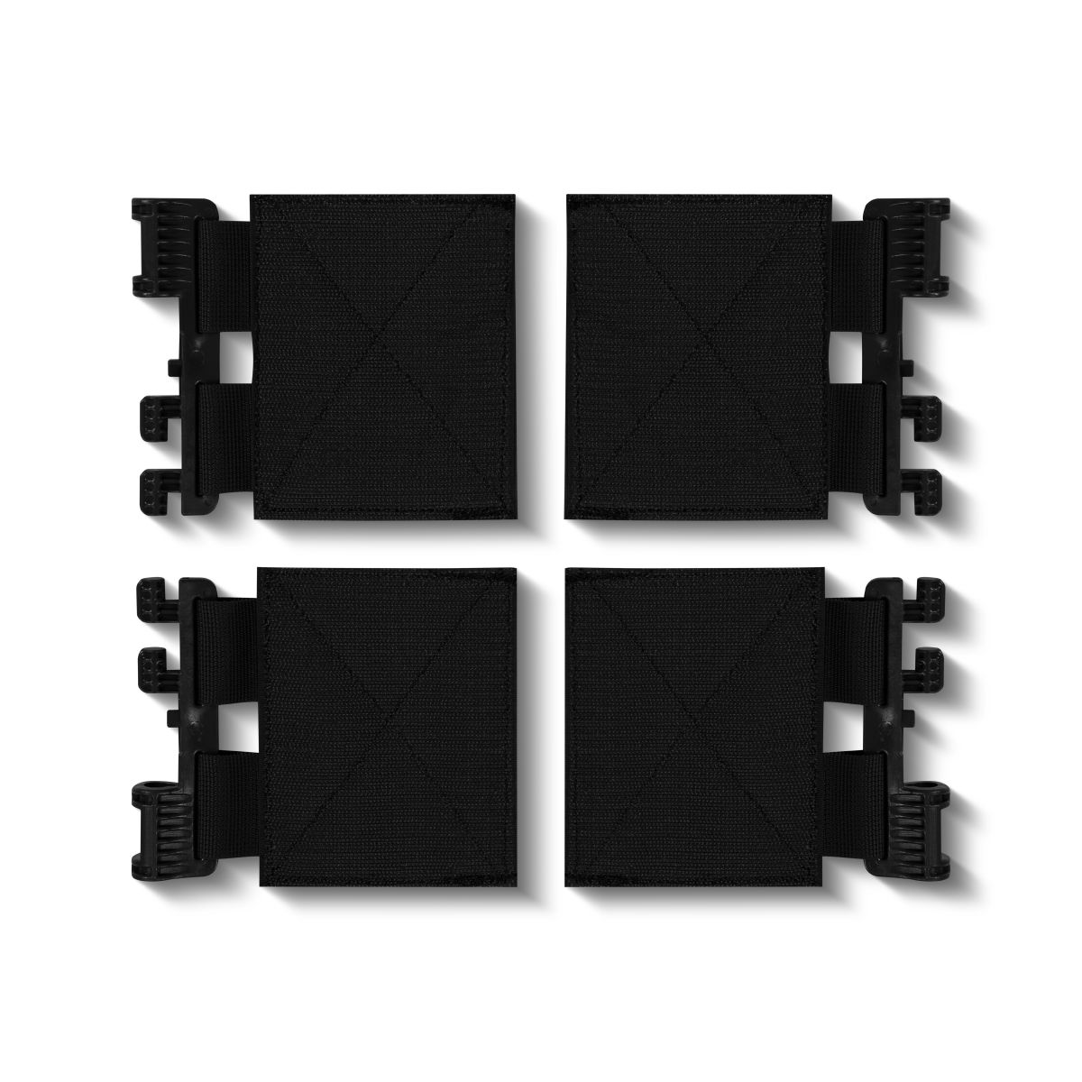 Змінні бокові камербанди (чохли) для плитоноски. Розмір XL, 40х16 см. Чорний 9