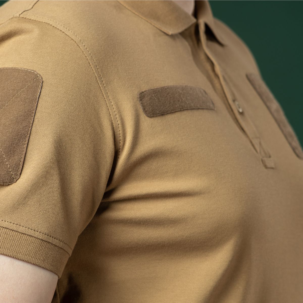 Тактическая футболка-поло Ukrarmor Polo Reflex. Cotton. Цвет Койот 3