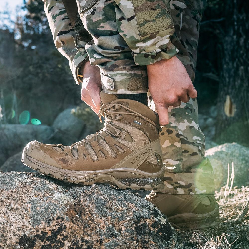 Берці тактичні Salomon Quest 4D Gore-Tex® Forces 2. Койот 4 Берці тактичні Salomon Quest 4D Gore-Tex® Forces 2. Койот 4