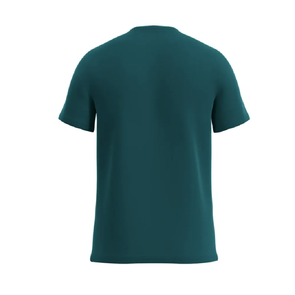 Футболка Men's Set Basic U-neck. Хлопок. Темно-зеленый 2