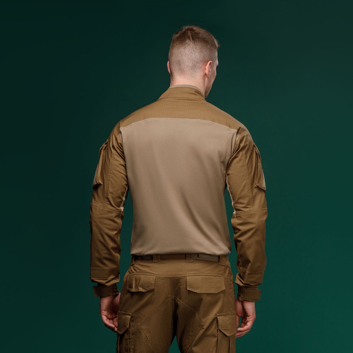 Тактична сорочка Core Combat Shirt, довгий рукав, комбіновані матеріали. Койот. L 5