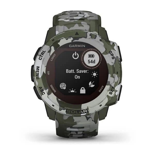 Смарт-годинник Garmin Instinct Solar Lichen Camo. Камуфляж 6