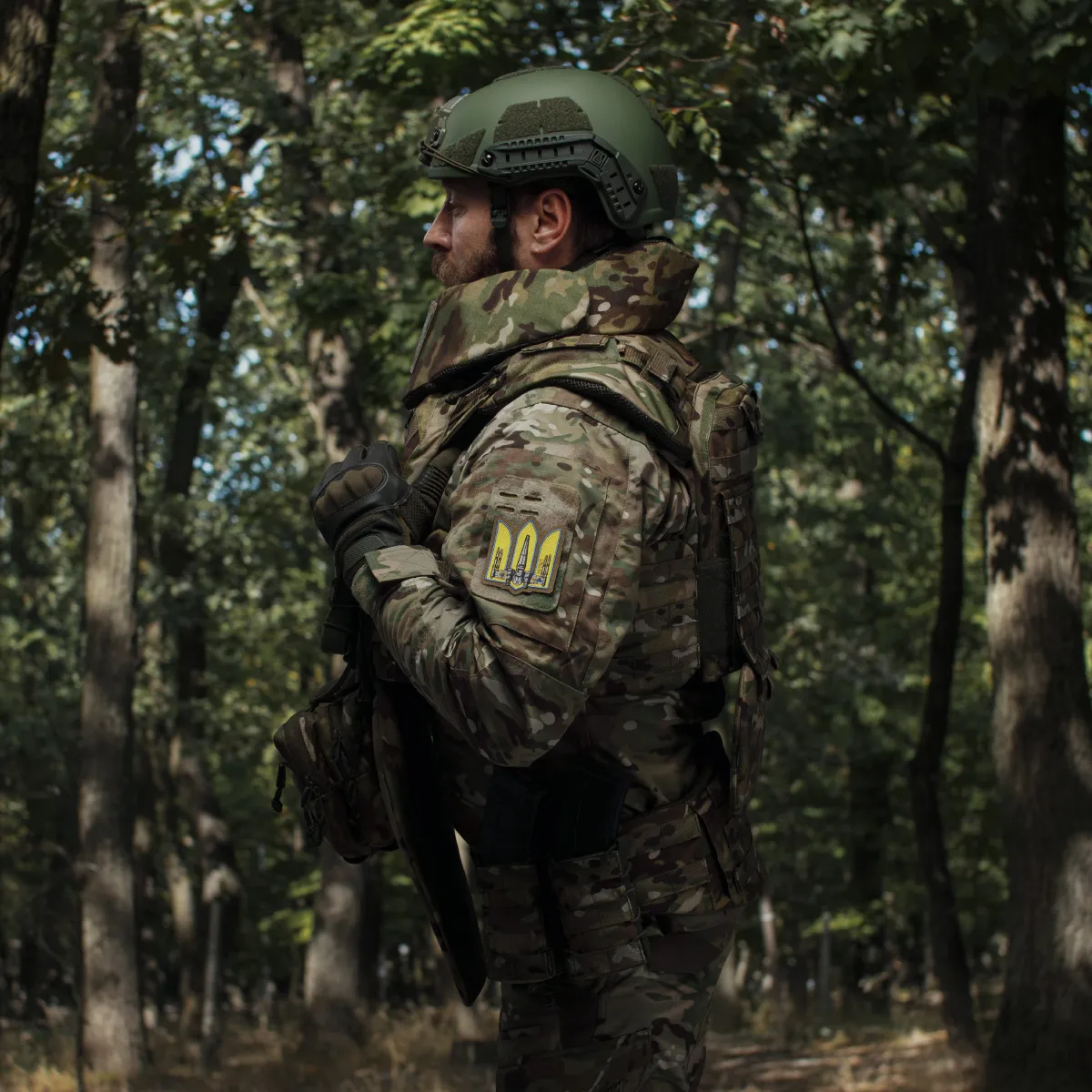 Сумка-напашник PRO. Розмір L (16х22 см). Матеріал Cordura 1000. Мультикам 11