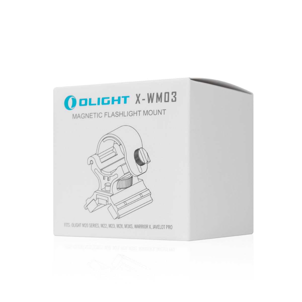 Подствольное магнитное крепление Olight X-WM03 для фонарей. Черный. 4