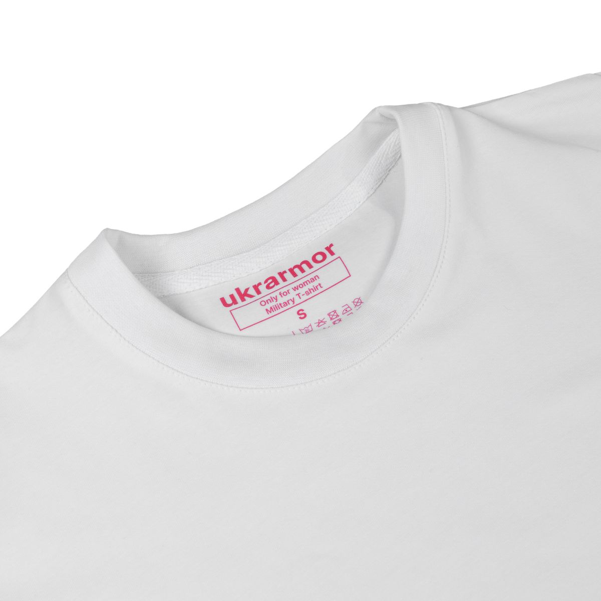 Жіноча футболка з логотипом Ukrarmor Only for women. Білий 4