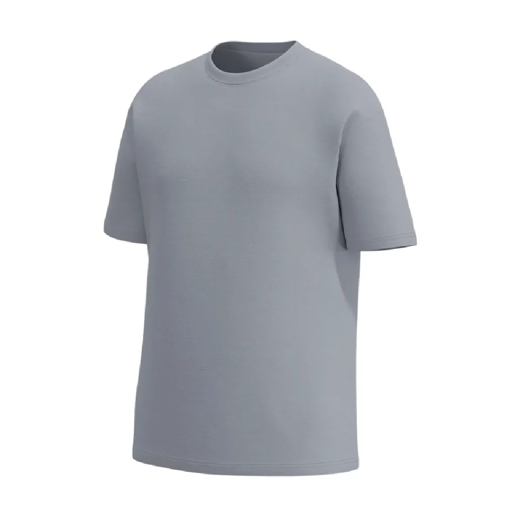 Футболка Men's Set Oversize Fit U-neck. Cotton. Сірий
