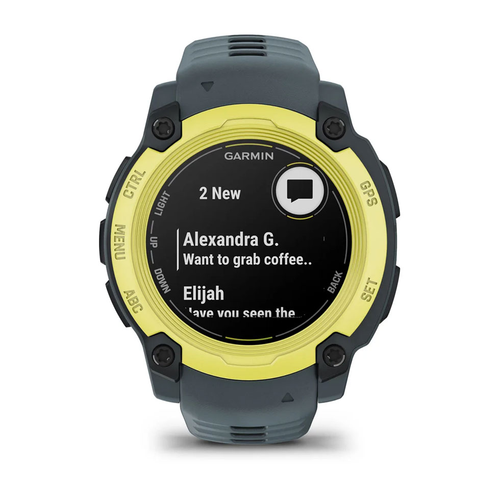Смарт-годинник Garmin Instinct E, 40 mm. Жовто-Сірий 5