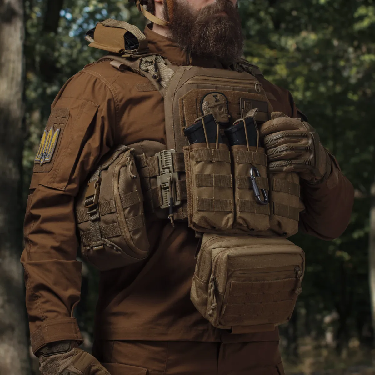 Комплект снаряжения Commando Elite Tactical Assault Kit. Под 25х30 см бронеплиты. Койот 3