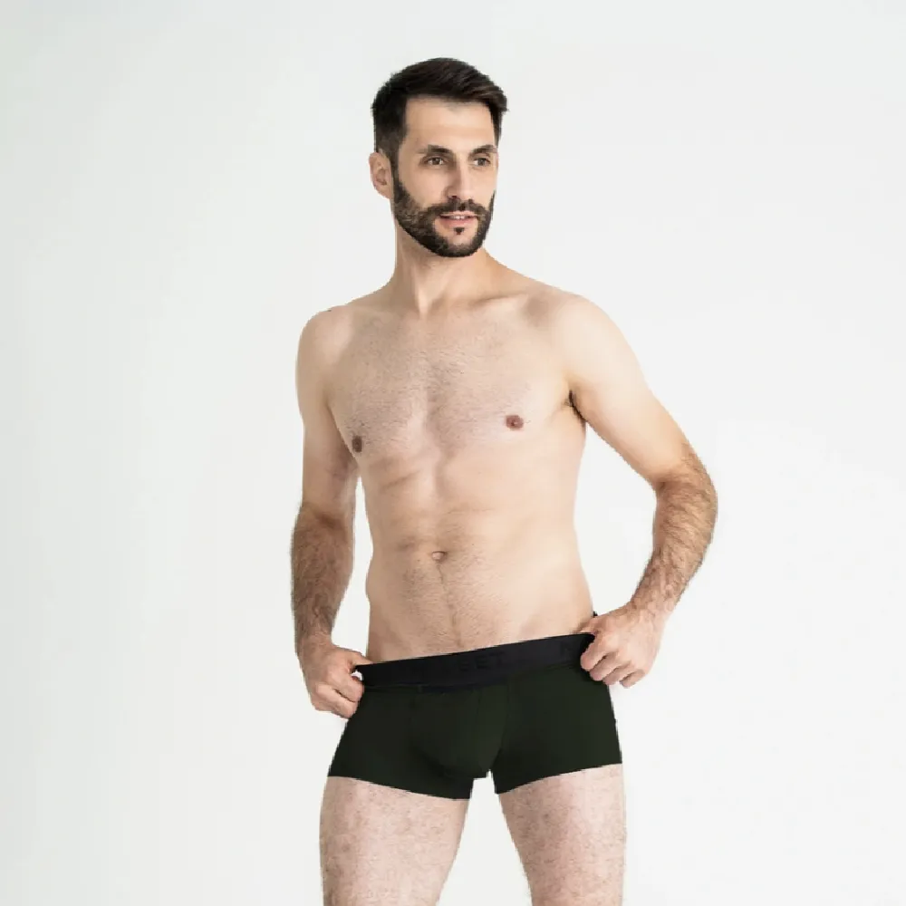 Труси чоловічі анатомічні з сіткою Men's Set Anatomic Classic Light Black Series. Темно-зелений 4 Труси чоловічі анатомічні з сіткою Men's Set Anatomic Classic Light Black Series. Темно-зелений 4