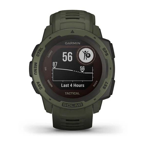 Смарт-годинник Garmin Instinct Solar Tactical MOSS. Олива 6