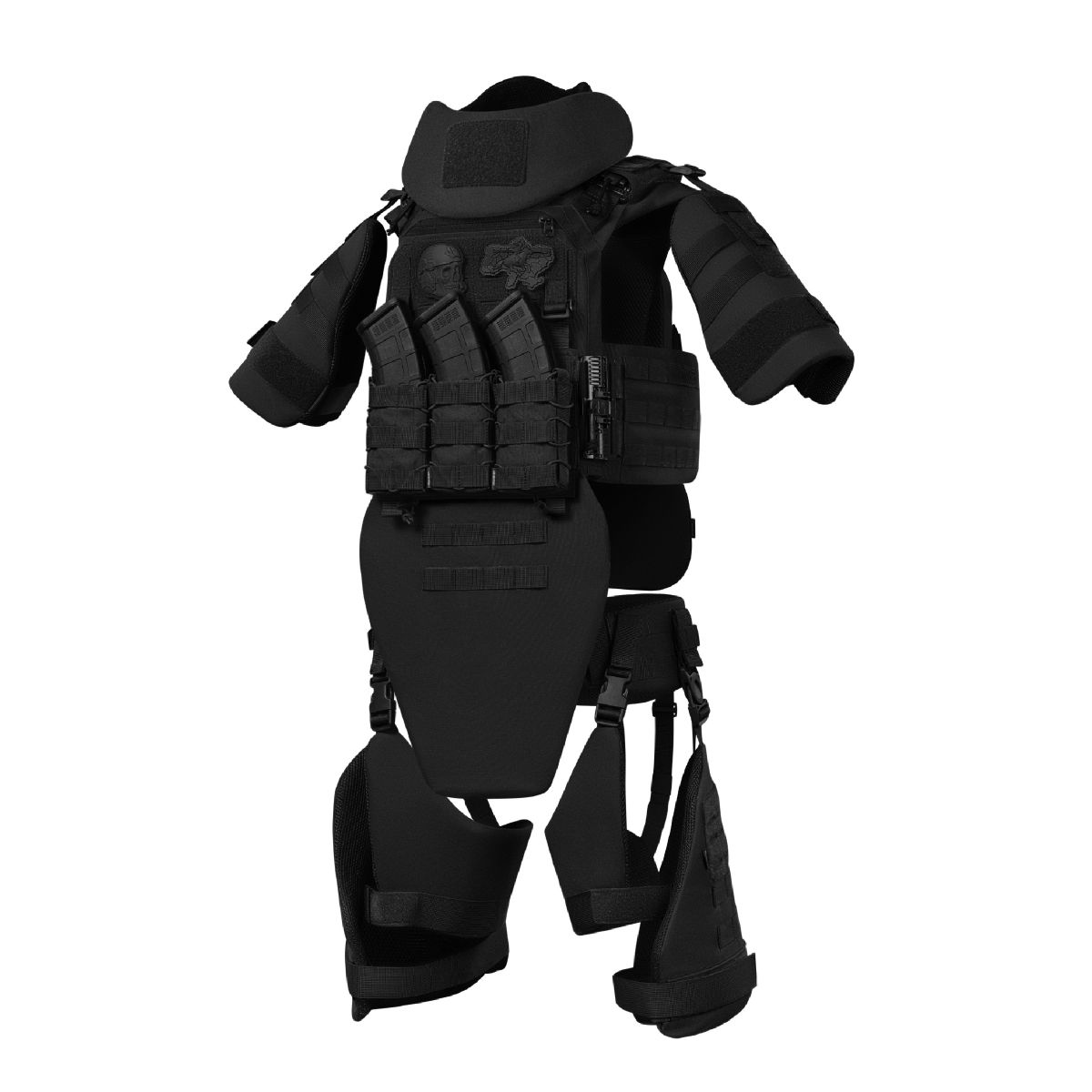 Бронекостюм TAG Pro Level I (Tactical Armored Gear). Класс защиты – 1. Черный