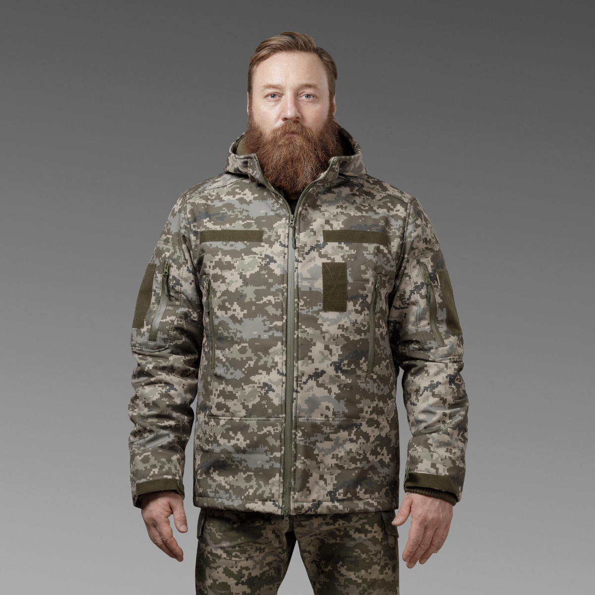 Куртка тактична Softshell All Weather 3 in 1 (до -20°C). Піксель (мм-14) 2