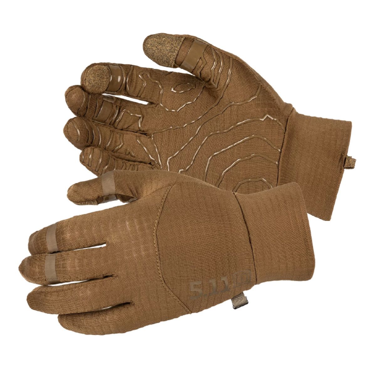 Тактические перчатки 5.11 Tactical® Stratos Stretch Fleece Gloves, койот