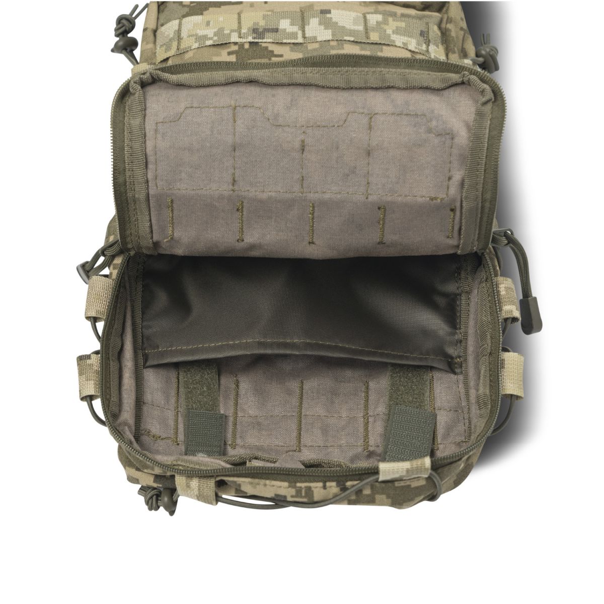 Тактический рюкзак на 10 л. Крепление Molle. Cordura 500D. Пиксель (мм-14) 8