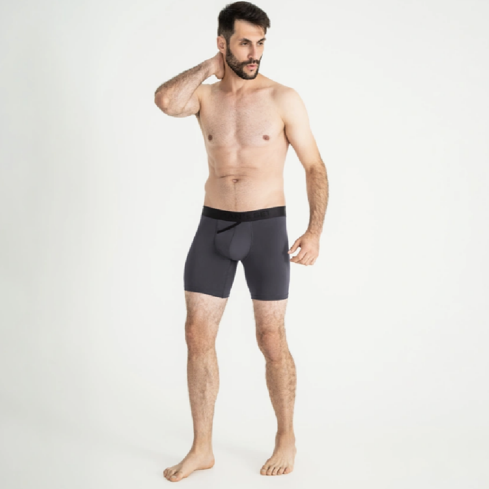Трусы мужские анатомические Men's Set Anatomic Long 2.0 Black Series. Графит 4