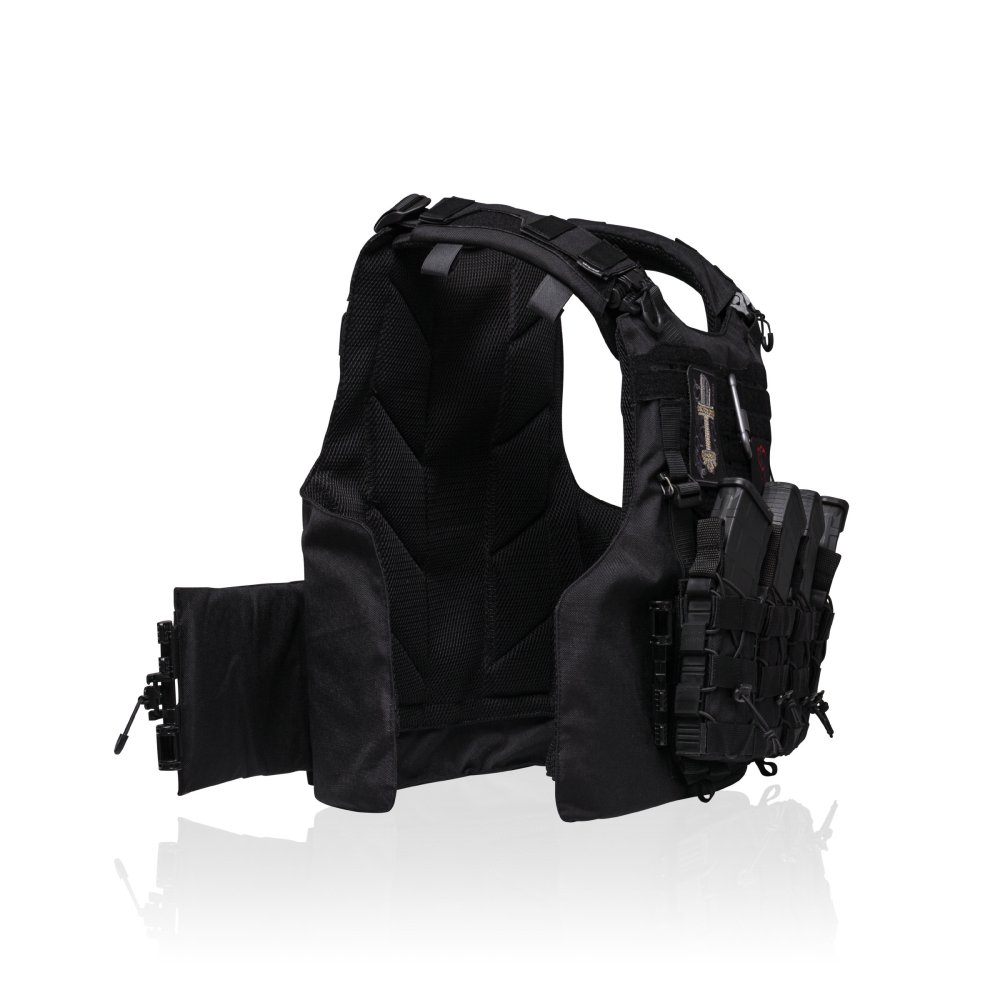 Бойовий бронежилет IBV-2 (Stanag 2920). Вага 4.3 кг. Збільшена площа захисту. Чорний. L/XL 2 Бойовий бронежилет IBV-2 (Stanag 2920). Вага 4.3 кг. Збільшена площа захисту. Чорний. L/XL 2