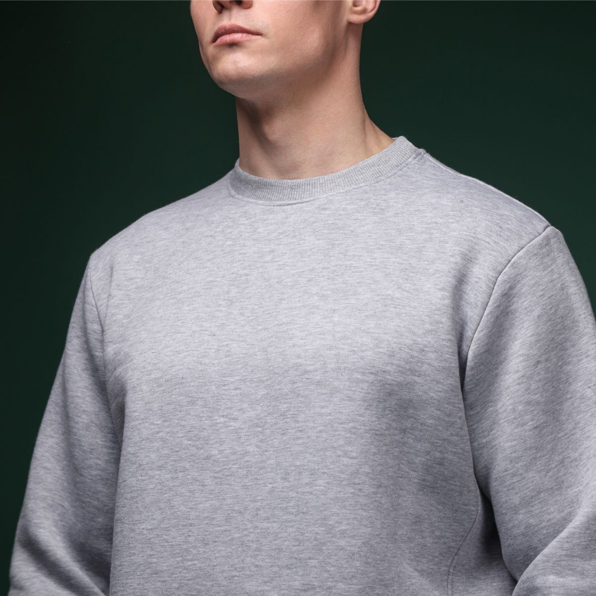 Свитшот Base Soft Sweatshirt. Свободный стиль. Цвет Серый/Gray 4