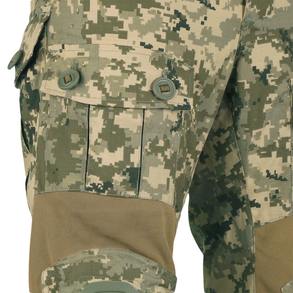 Военные тактические штаны MK-2. Сменные наколенники и более 8 карманов. Пиксель (мм-14) 10
