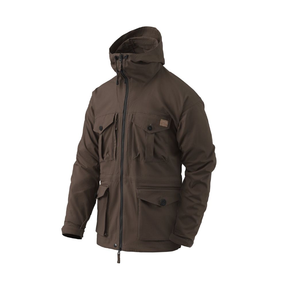 Тактическая демисезонная куртка Helikon-Tex® SAS Smock Jacket, Earth Brown. Размер S
