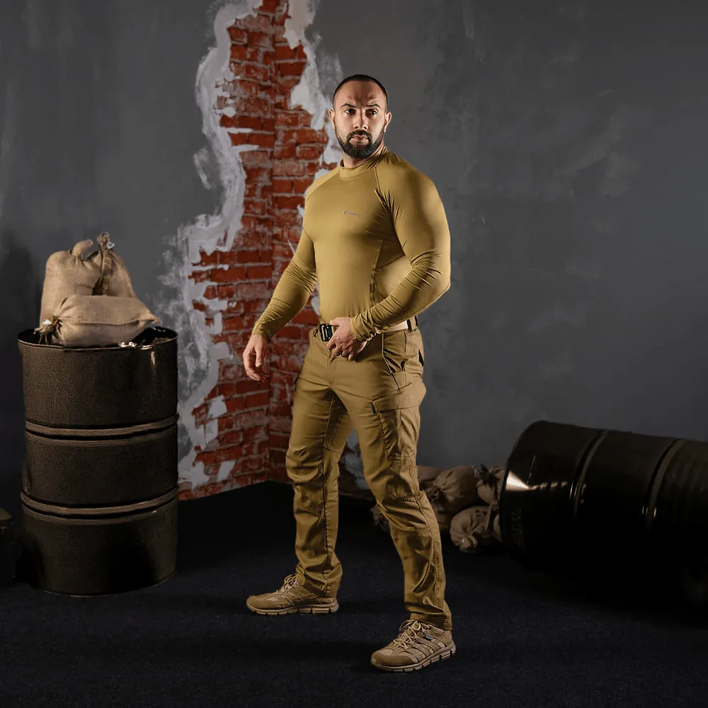 Кофта-лонгслів Thorax Pro LVL1 SJ, Camotec. Койот 2