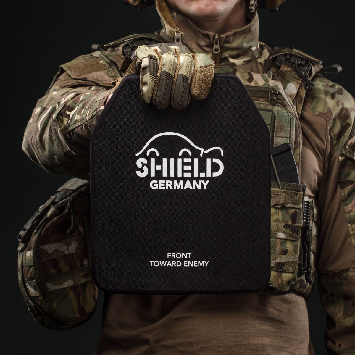 Плита керамика 6 класс Shield Germany® SK4. Вес 2.65 кг. 25х30 см. 3