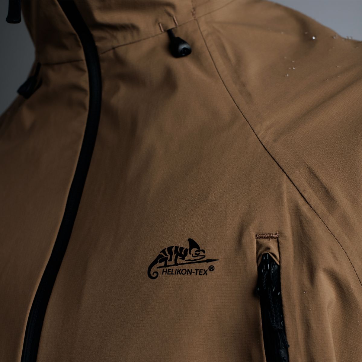 Куртка Helikon-Tex Squall Hardshell – Coyote. Захист від дощу та снігу. (XL) 8
