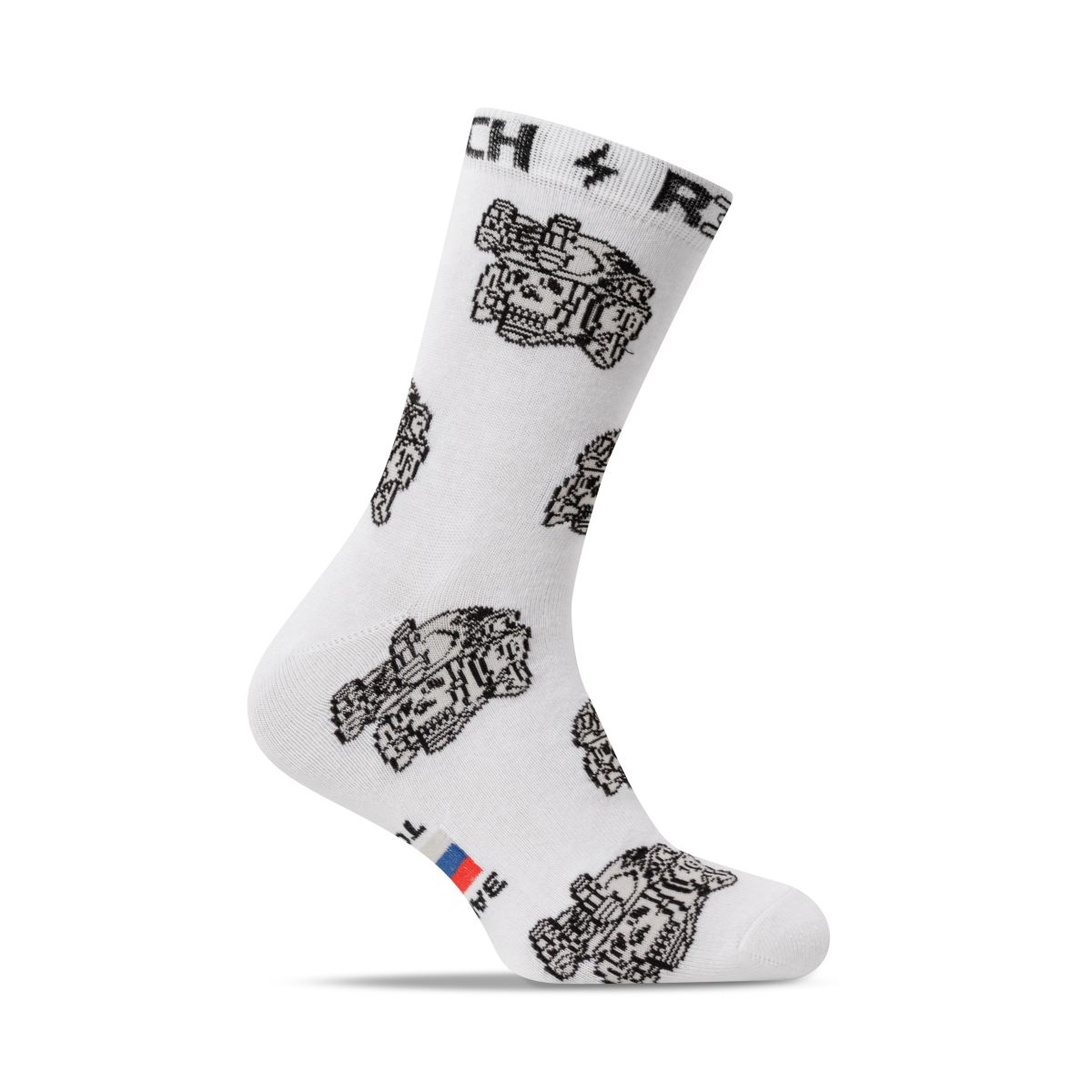 Носки R3ICH "Skull Operator" 41-45. Белый