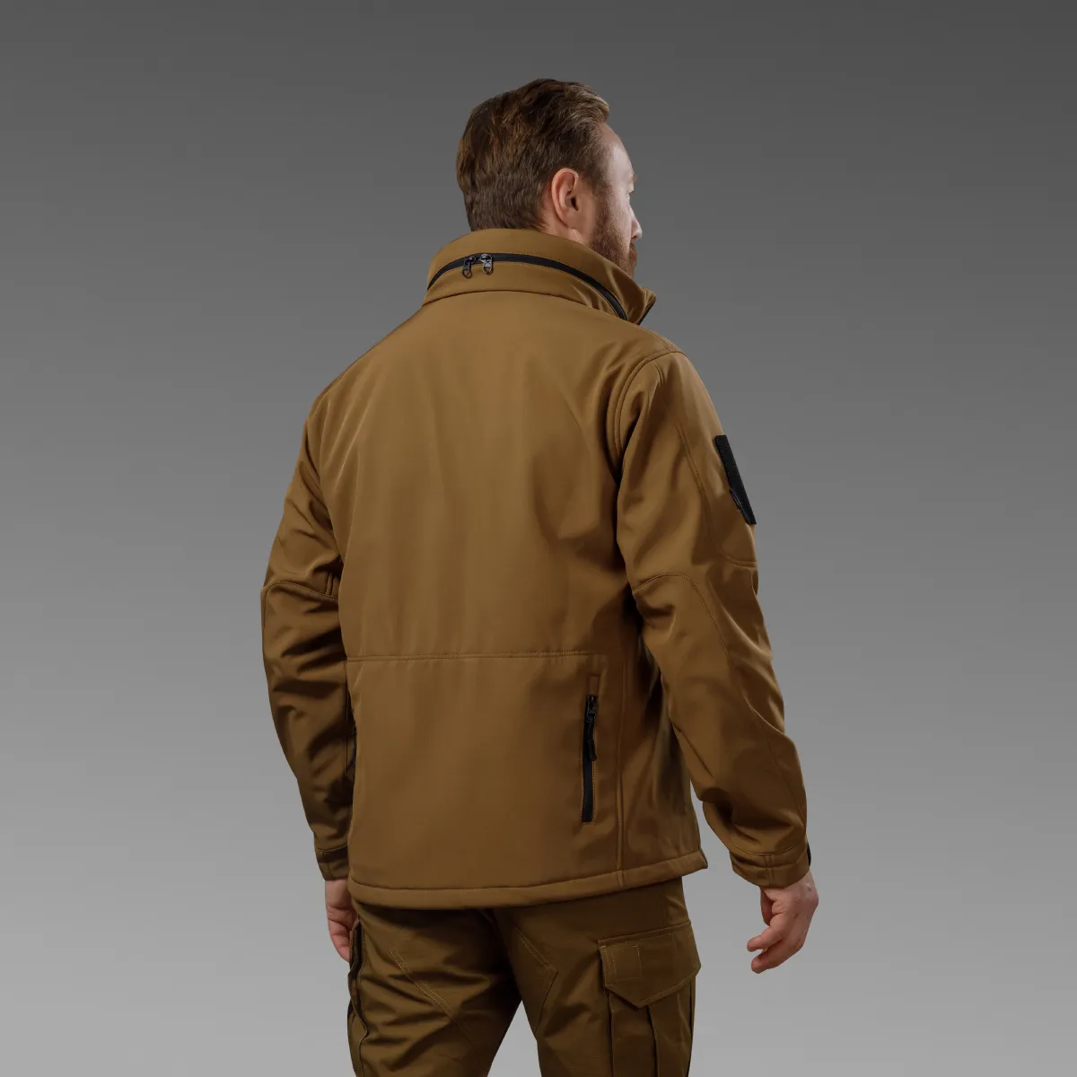 Куртка тактична Softshell Hawk Jacket. Захист від вітру та вологи. Койот 5