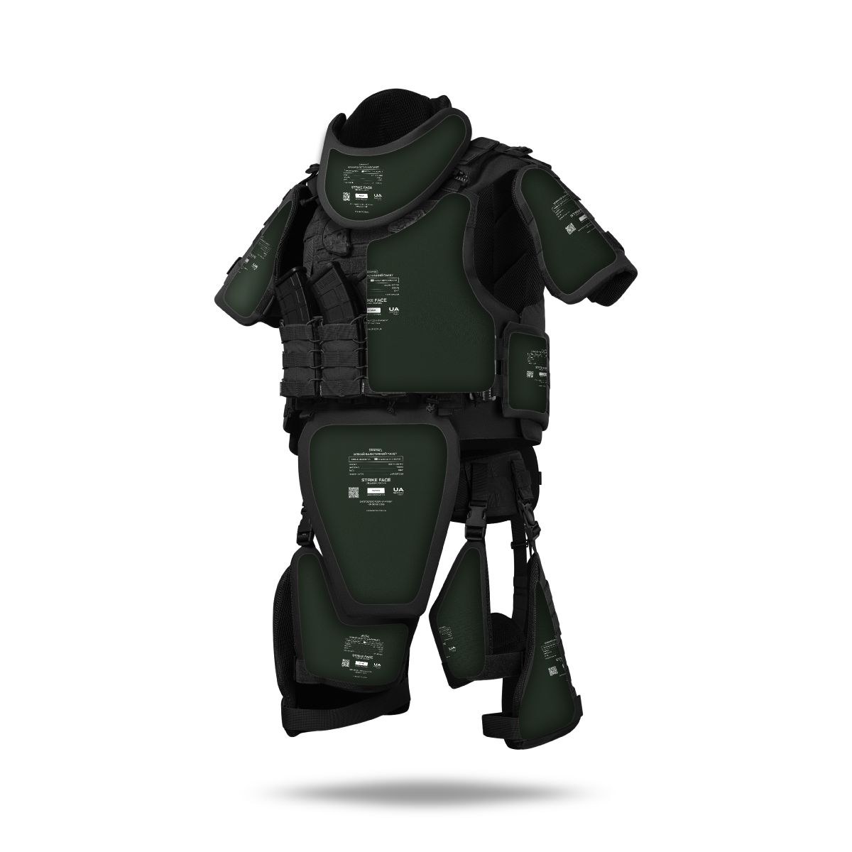 Бронекостюм A.T.A.S. (Advanced Tactical Armor Suit) Level I. Клас захисту – 1. Чорний. S/M 2