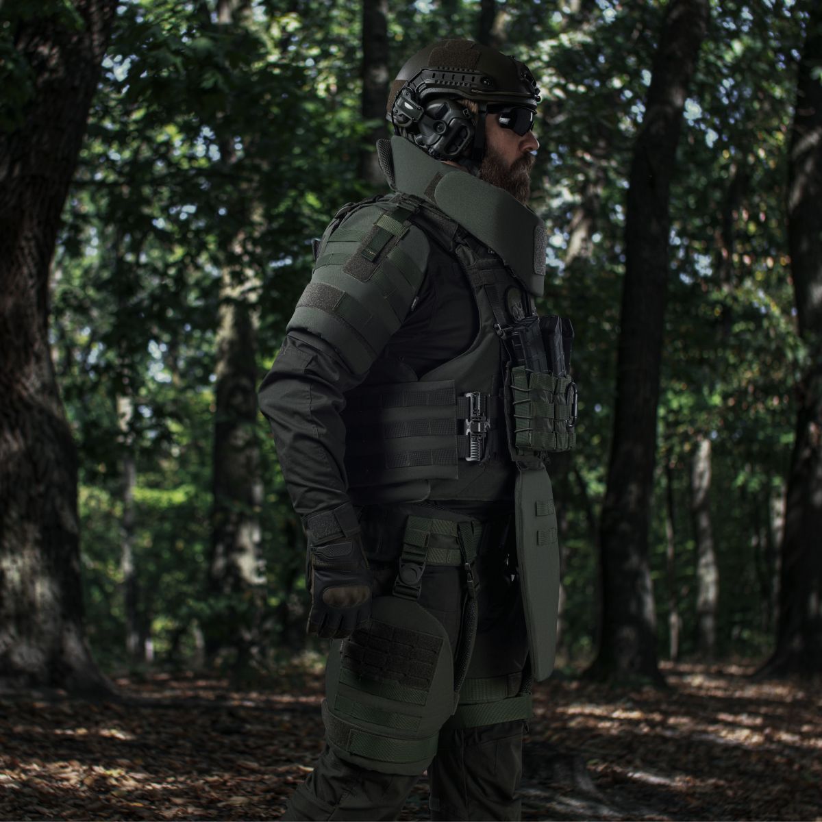 Бронекостюм A.T.A.S. (Advanced Tactical Armor Suit) Level II. Клас захисту – 2. Олива. S/M 13