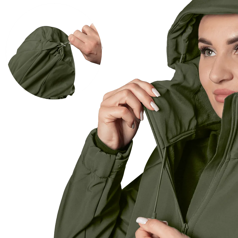 Тактична жіноча куртка Stalker SoftShell, Camotec. Олива 3