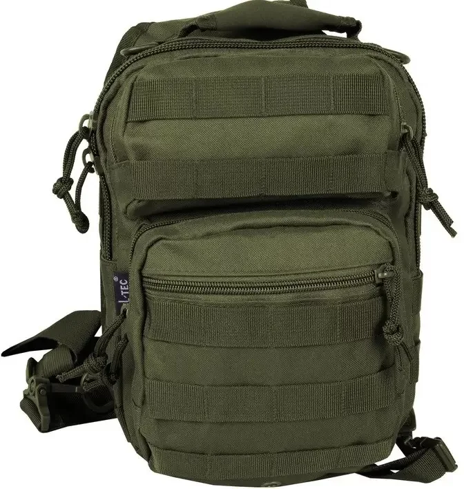 Рюкзак однолямковий Mil-Tec “One strap assault pack”. Олива. 13