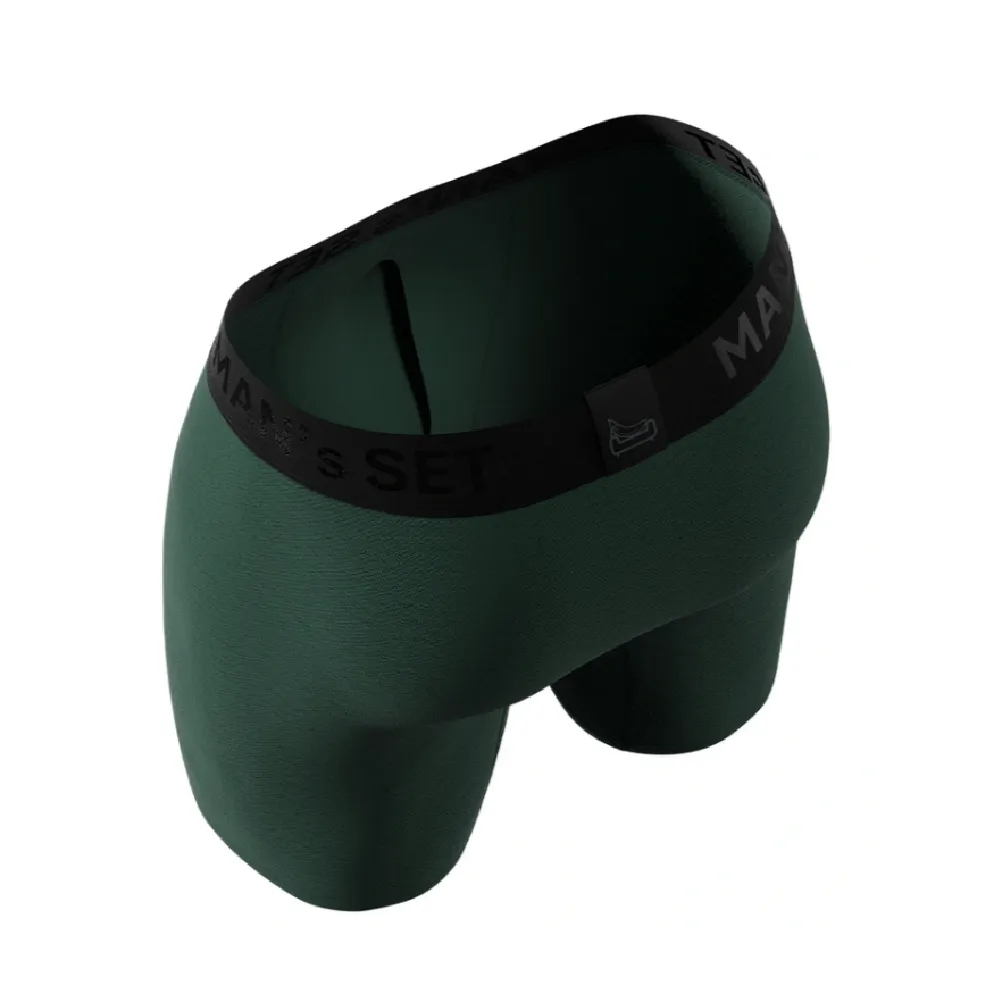 Труси чоловічі анатомічні Men's Set Anatomic Long 2.0 Black Series. Темно-зелений 3