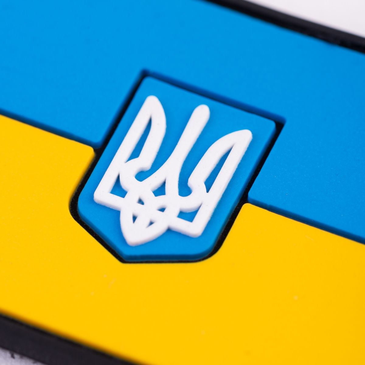 Патч (шеврон) «Прапор» від Brand Element. М’який ПВХ пластик. Жовто-блакитний 2
