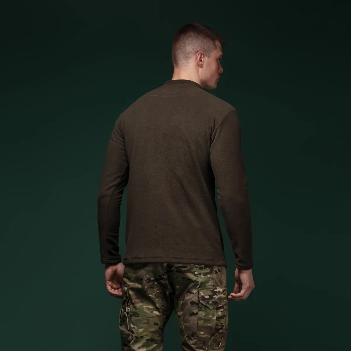 Флісова тактична кофта Garrison Fleece Ranger Green. Temperature control, polyester 5