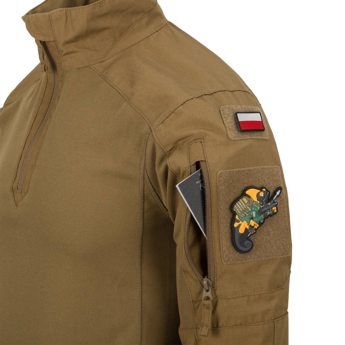 Рубашка тактическая Helikon-Tex® MBDU Combat Shirt. NyCo Ripstop, TopCool. Койот 6