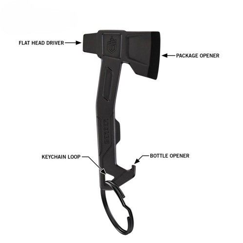 Мультитул брелок Gerber Hatchet. Черный 2