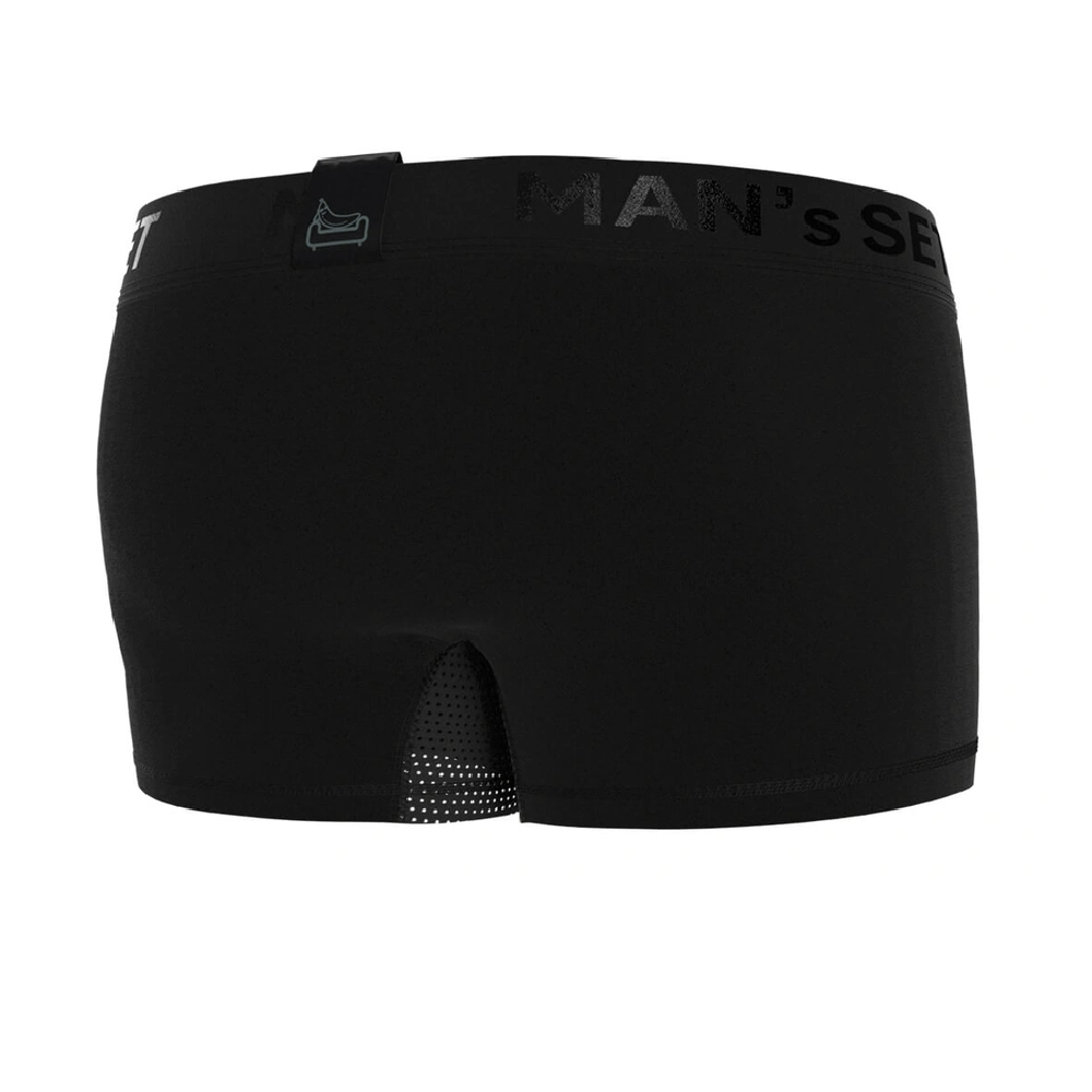 Трусы мужские анатомические с сеткой Men's Set Anatomic Classic Light Black Series. Черный 2