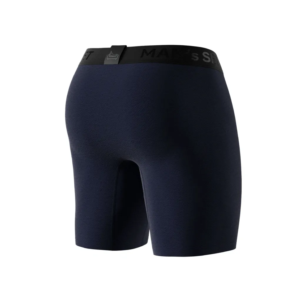 Трусы мужские анатомические Men's Set Anatomic Long 2.0 Black Series. Темно-синий 2