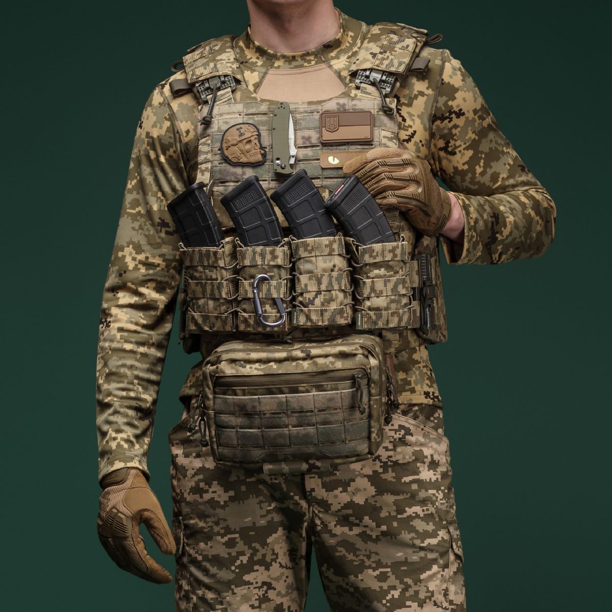 Тактична сорочка Base Combat Shirt з довгим рукавом. Піксель (мм-14) 4