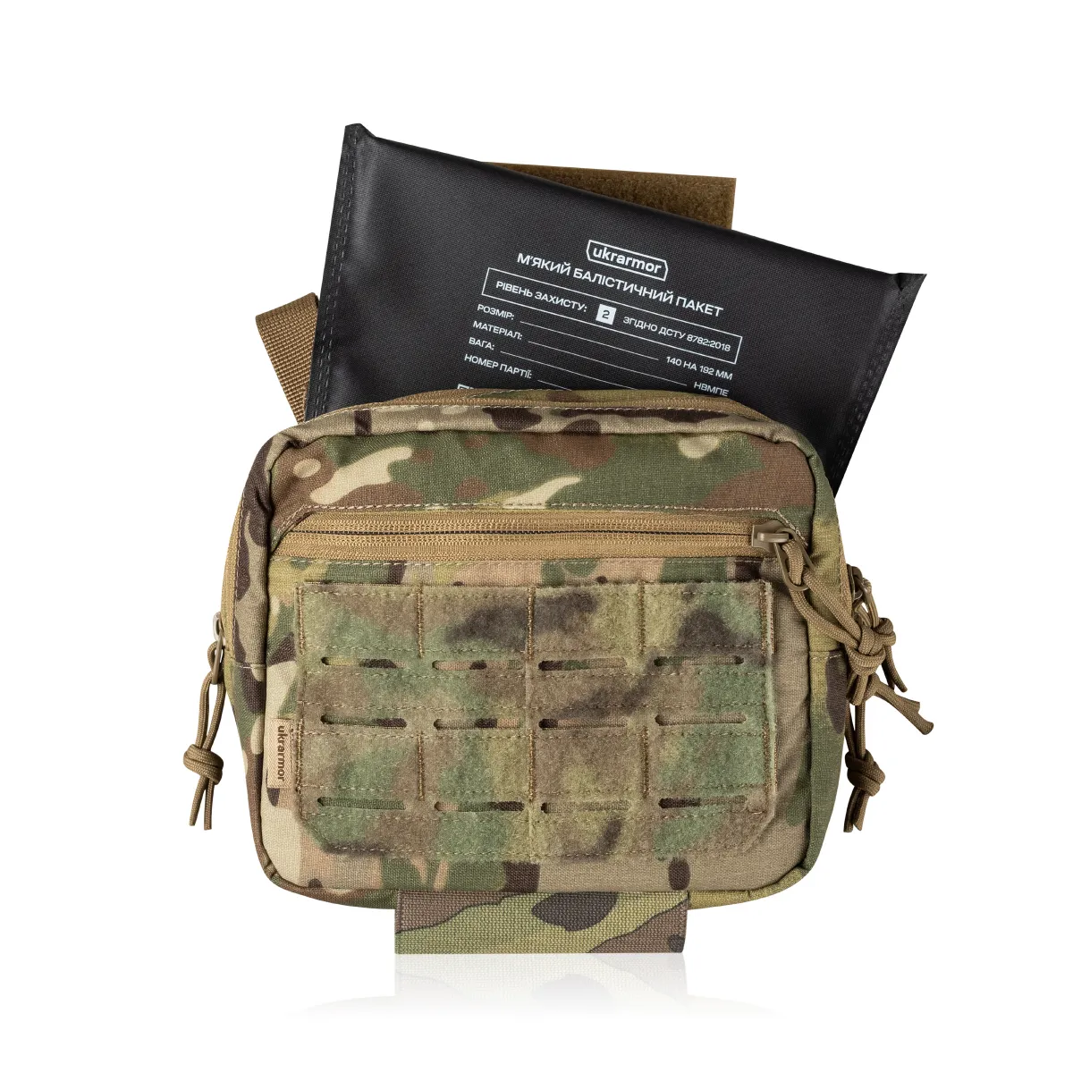 Сумка-напашник PRO 2-го класу захисту. Розмір L (16х22 см). Матеріал Cordura 1000. Піксель (мм-14) 9