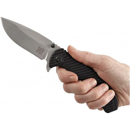Нож раскладной SKIF Sturdy II SW, длина 217 мм. Рукоятка G10. Цвет черный 6