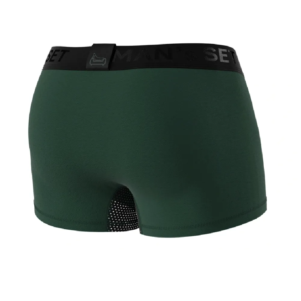 Труси чоловічі анатомічні з сіткою Men's Set Anatomic Classic Light Black Series. Темно-зелений 2 Труси чоловічі анатомічні з сіткою Men's Set Anatomic Classic Light Black Series. Темно-зелений 2