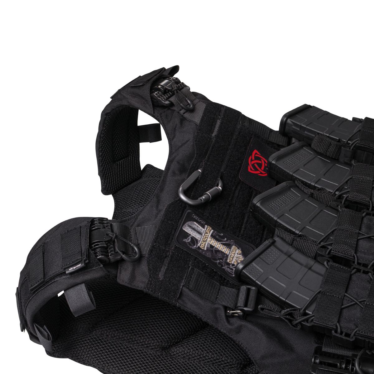 Бойовий бронежилет IBV-2 (Stanag 2920). Вага 4.3 кг. Збільшена площа захисту. Чорний. L/XL 6 Бойовий бронежилет IBV-2 (Stanag 2920). Вага 4.3 кг. Збільшена площа захисту. Чорний. L/XL 6