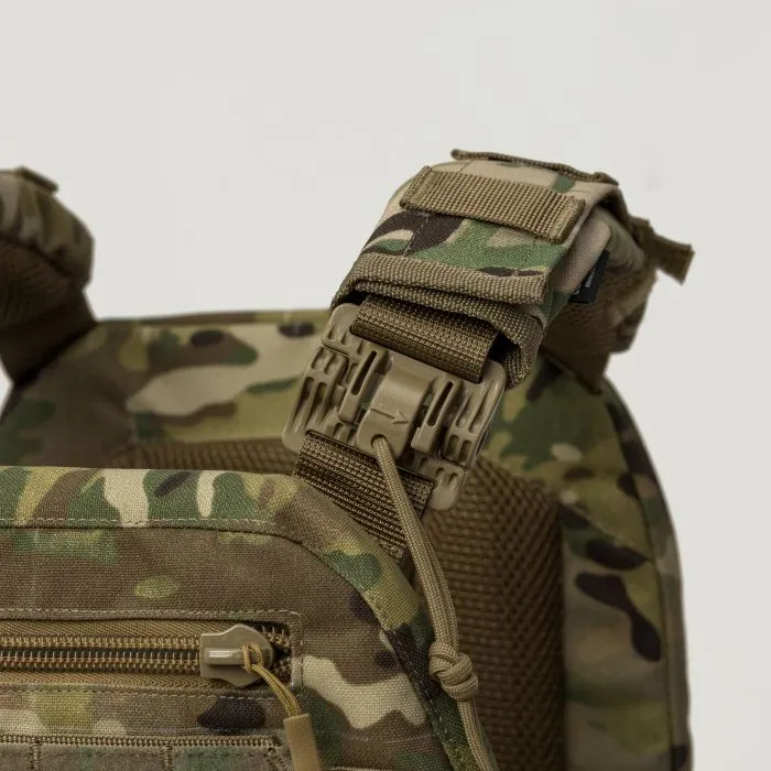 Плитоноска Real Defence Skillet Max під бронеплити 25х30см. Мультикам 9
