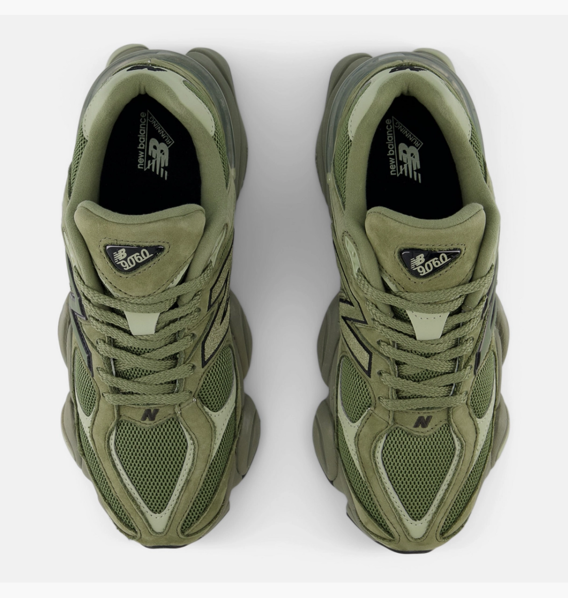 Кроссовки New Balance 9060. Dark Olive 3