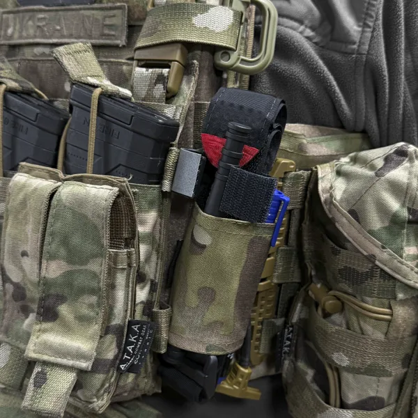 Подсумок под турникет и маркер А.Т.А.К.А. Cordura 500D. Мультикам 4