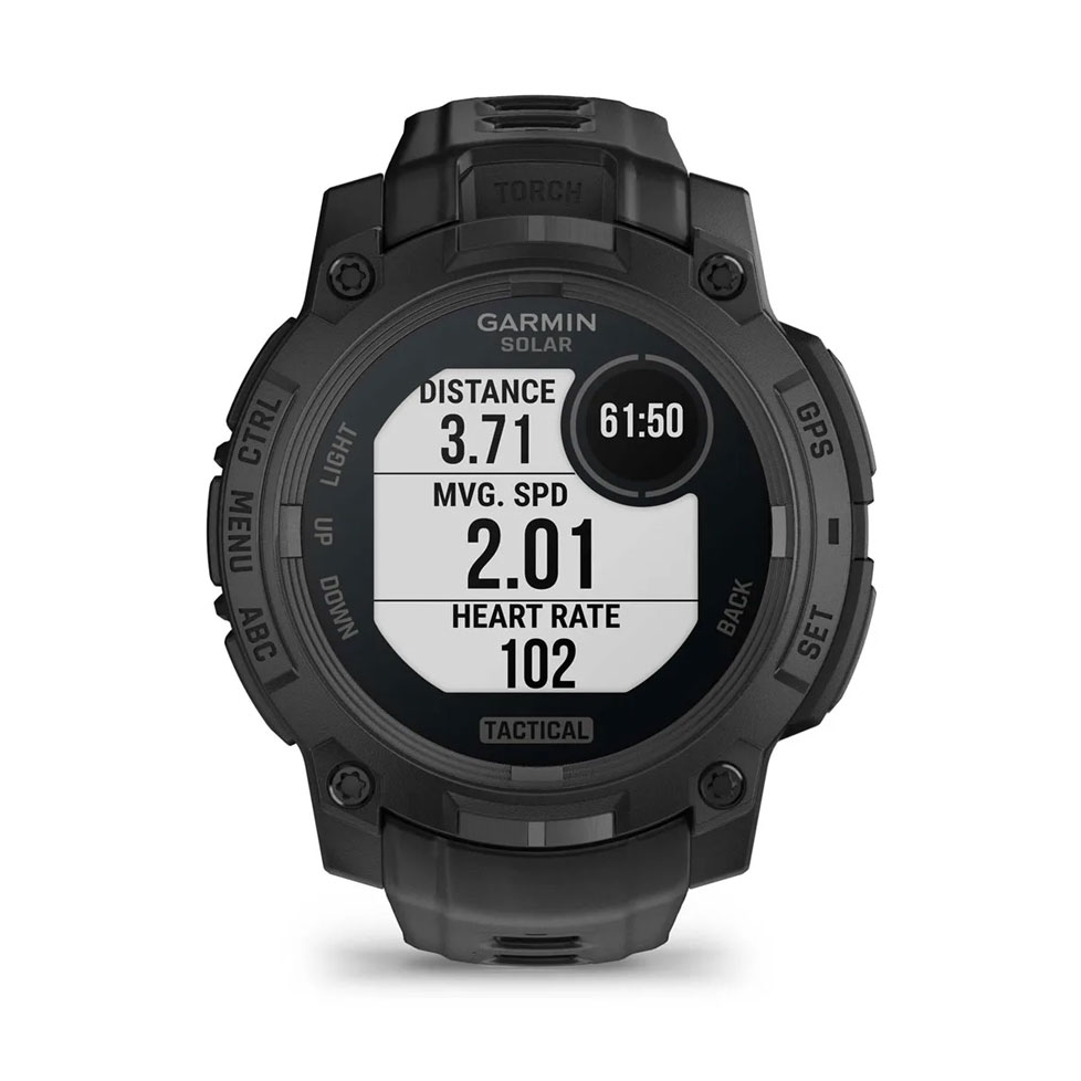 Смарт-годинник Garmin Instinct 3 Solar Tactical, 45 mm. Чорний 10